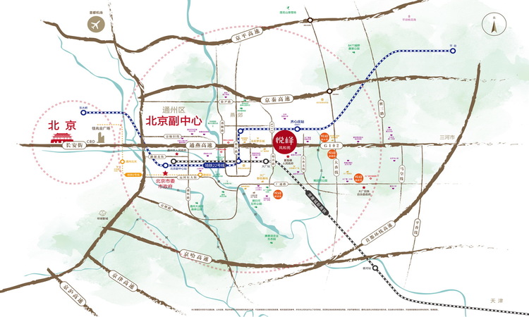 北京佳兆业·悦峰交通图