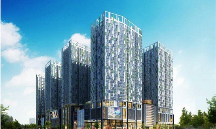 万隆海比岸实景图