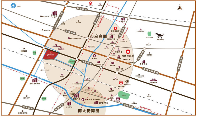 新城牡丹世纪之光交通图