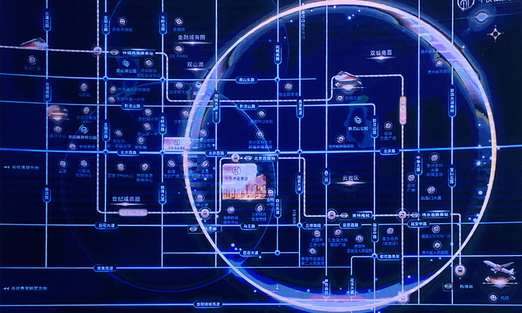 中铁·尚和锦城交通图