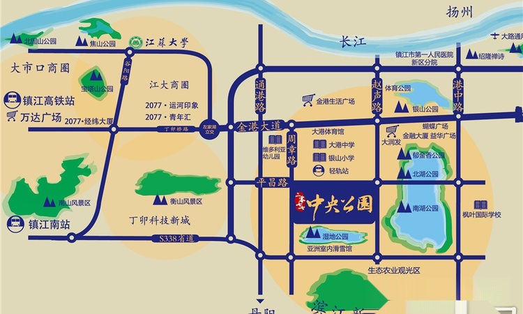 2077·中央公园交通图