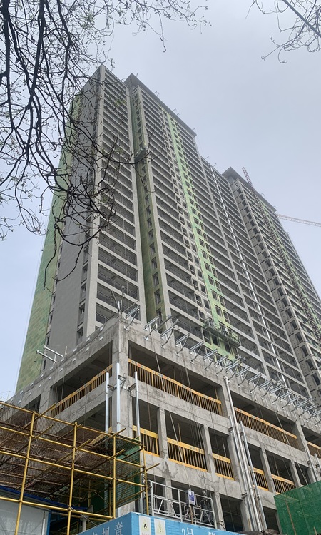 城发玥园施工进度图