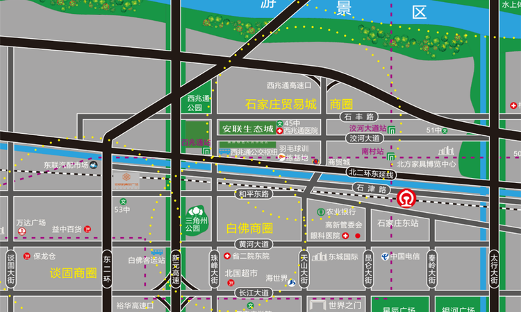 安联生态城交通图