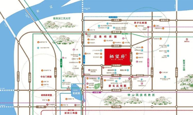 富园栖望府交通图