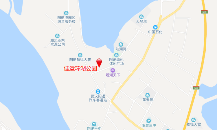 佳运环湖花园交通图