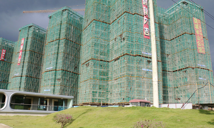 珑城半山公馆施工进度图