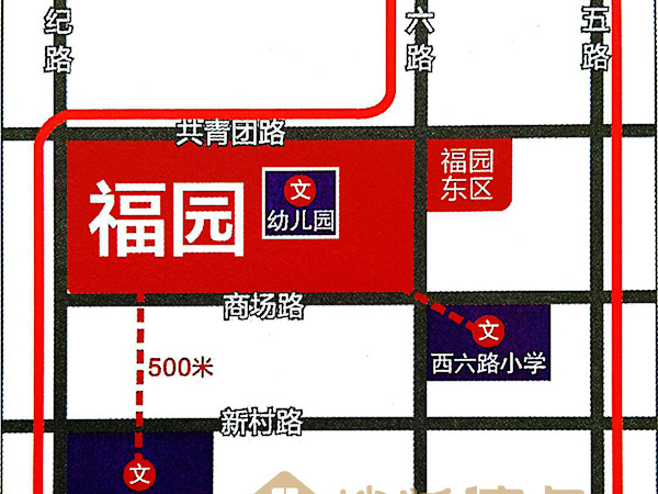 新东升·福园交通图