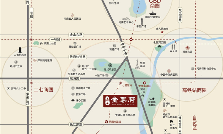 盛澳金尊府交通图