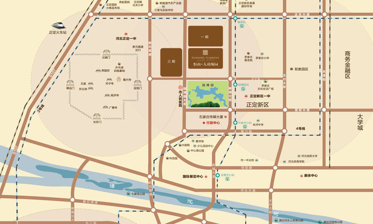 恒山天功颂园交通图