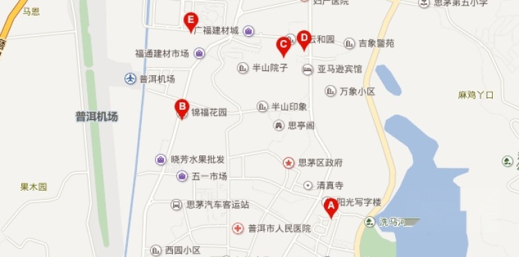 高家寨公寓交通图