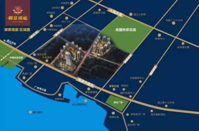 御景珺庭交通图