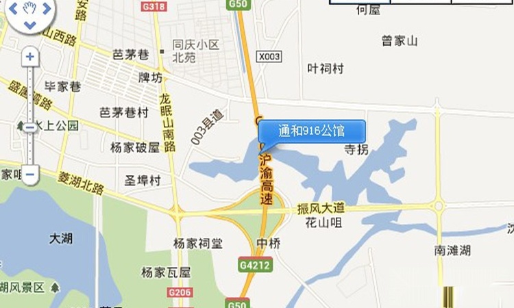 通和916公馆交通图