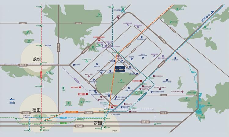 特发·香阅四季交通图