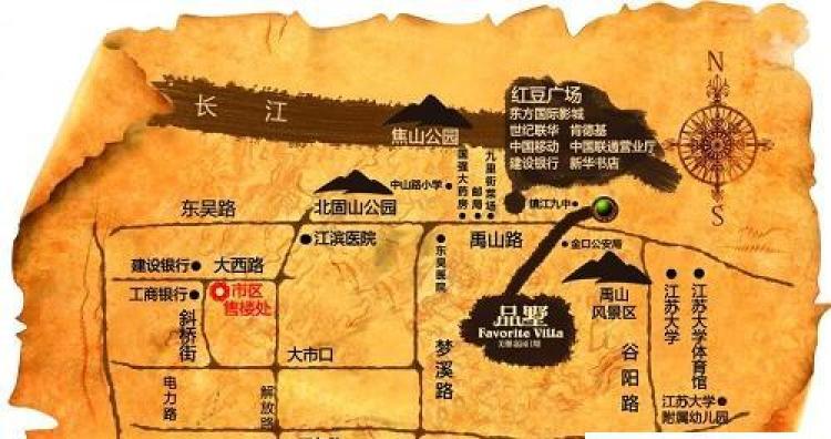 中虹品墅交通图