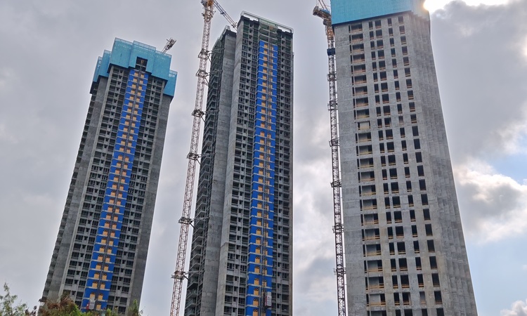 檀悦府施工进度图