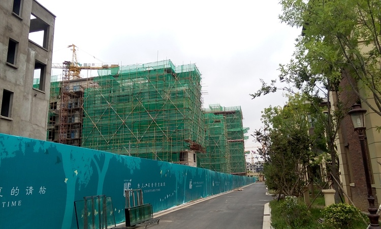 嶺海香澜郡瑜院施工进度图