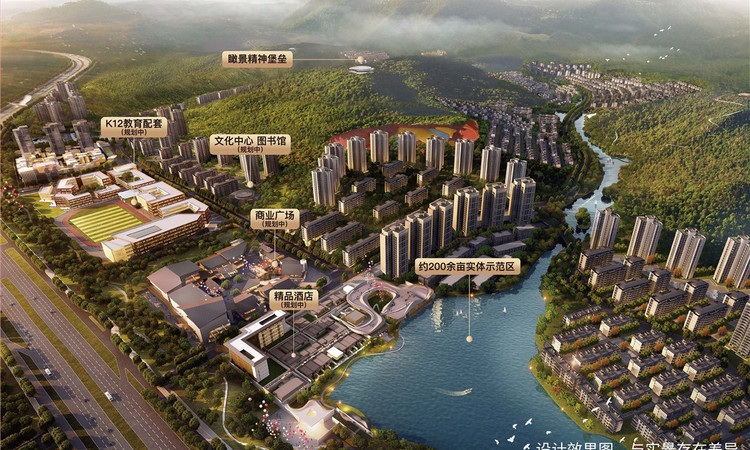 天府万科城周边配套图