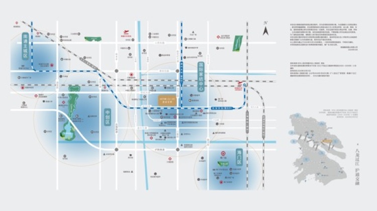 中南世纪云辰交通图