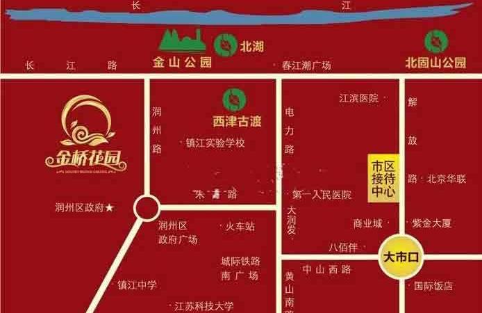 金桥花园交通图