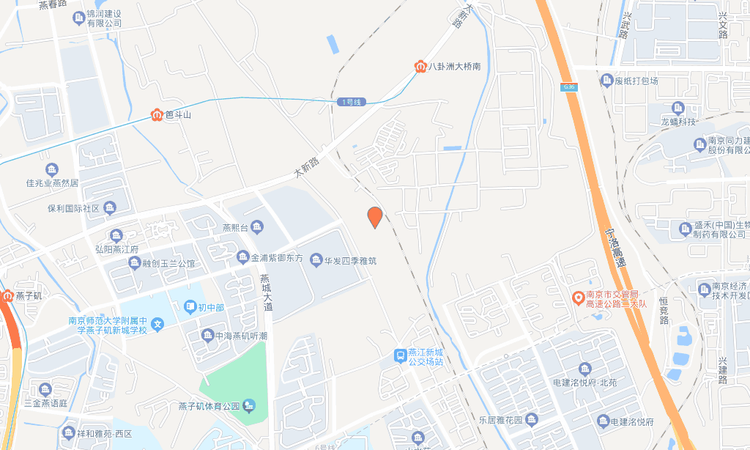 星叶燕尚玥府交通图