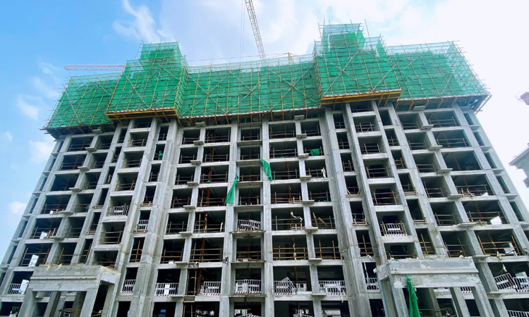 地鑫•新河花园施工进度图