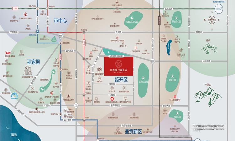 阳光城文澜东方交通图