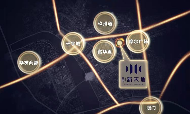 富力新天地交通图