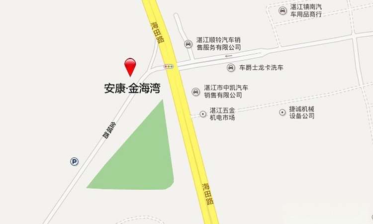 安康·金海湾交通图