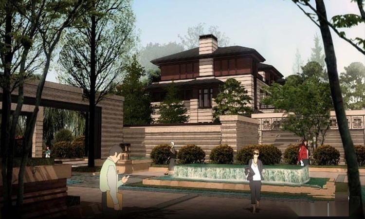 廊坊孔雀城·大学里别墅效果图