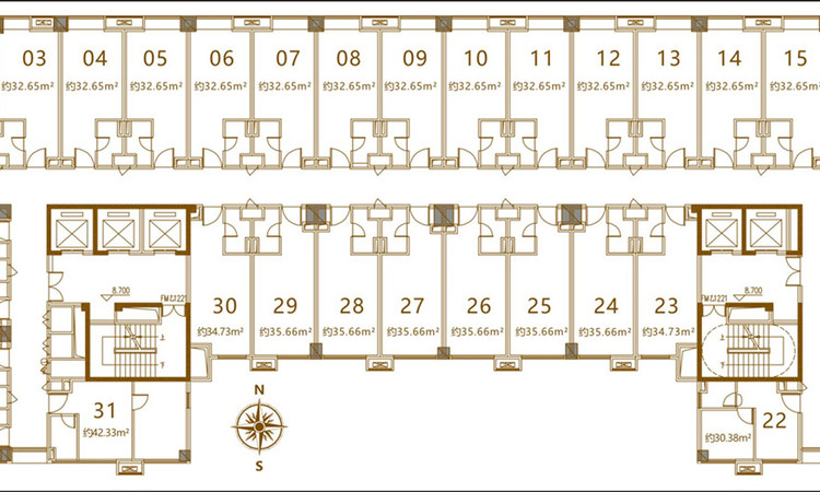 华杰壹中心楼层平面图