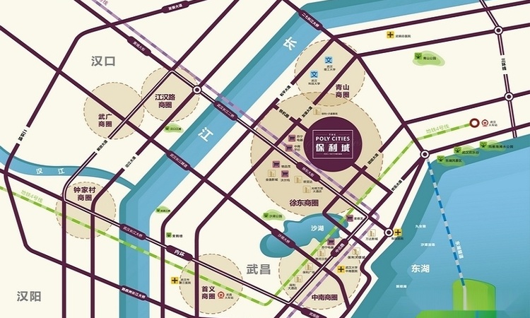 保利城七期|云廷交通图