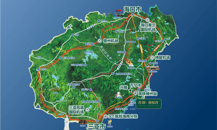 首创禧悦湾交通图