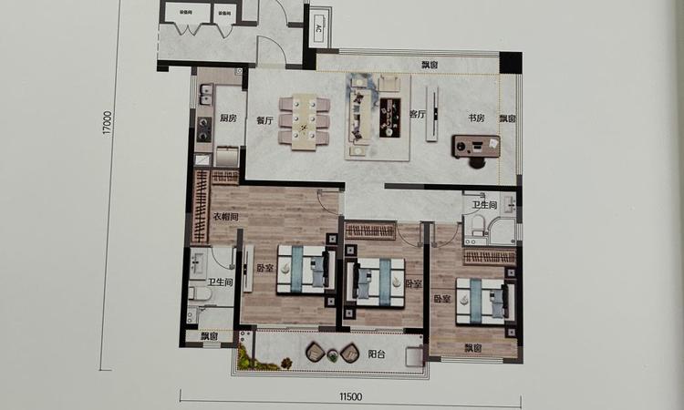 天创坦达·月湖云庄样板间