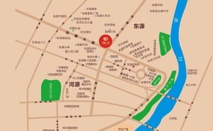 铭成锦上花交通图