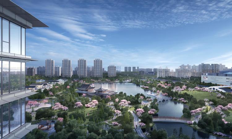 蓝城·桃華里效果图