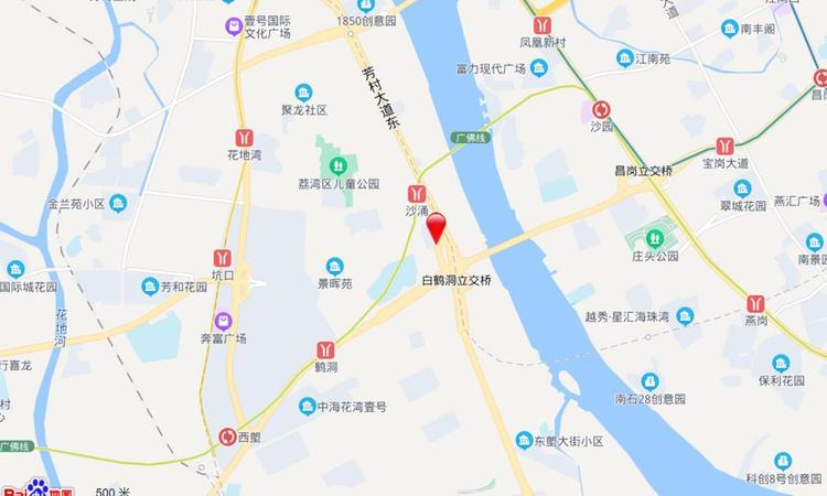保利越秀天启交通图