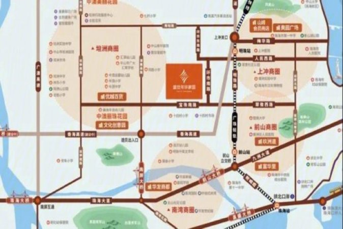 盛世年华交通图