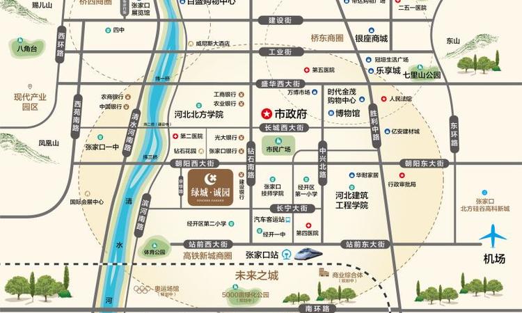  金鑫•诚园交通图