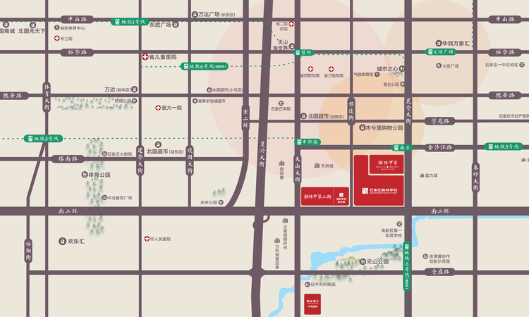 瀚林甲第二期交通图