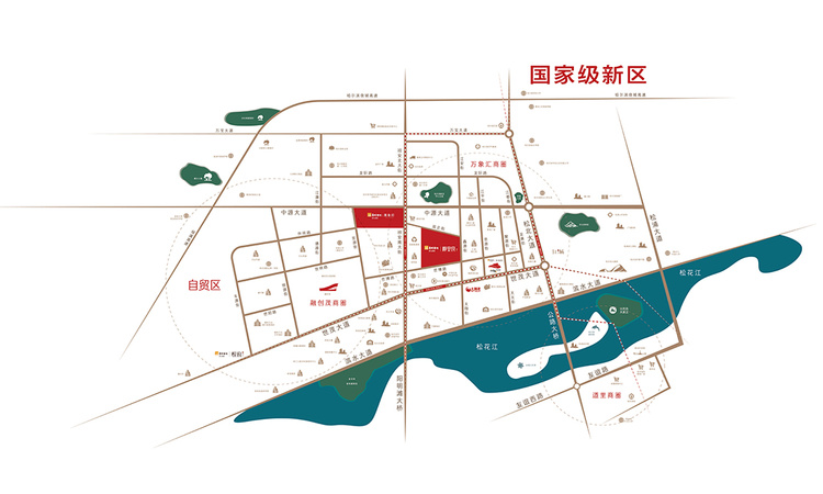 华润置地·萬象府交通图