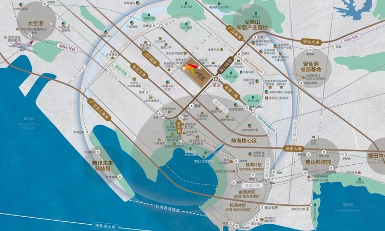 中粮大悦城·铂悦交通图