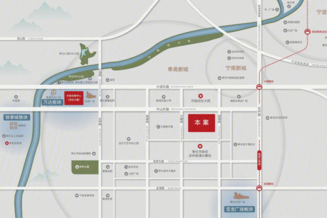 翡丽时光交通图