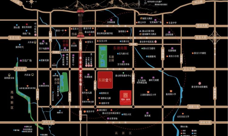 东湖壹号交通图
