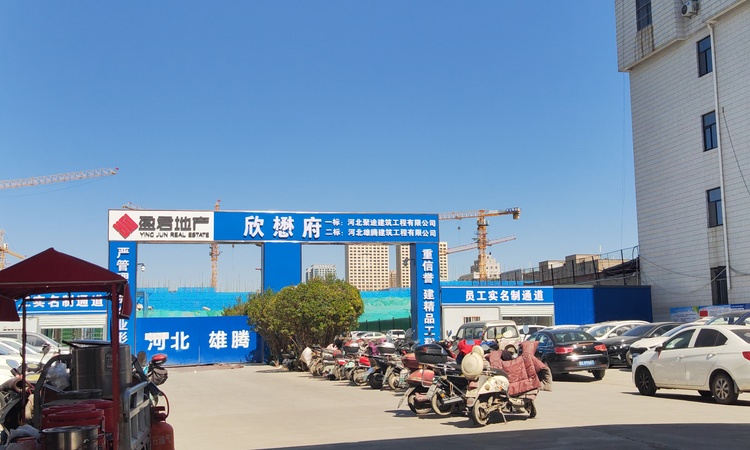 欣懋府施工进度图