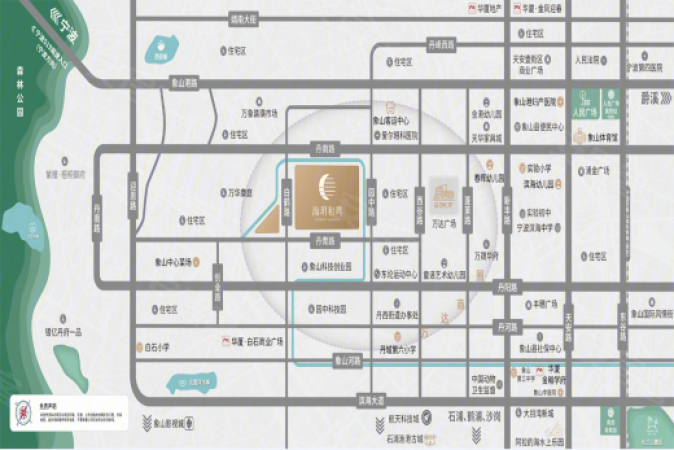 海玥和鸣交通图