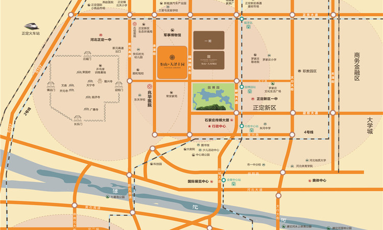 恒山天泽丰园交通图