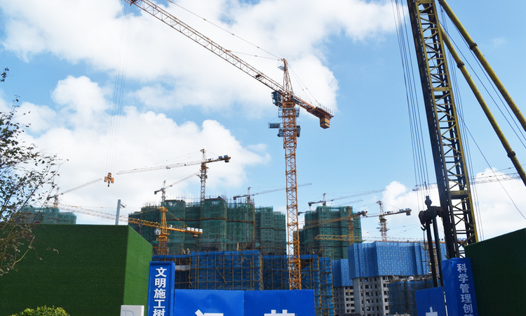 绿地香港·理想城施工进度图