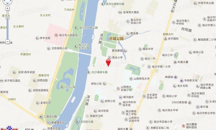 临汾恒大悦龙台交通图