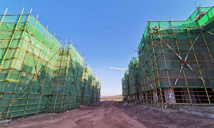 融创雁来湖小镇施工进度图