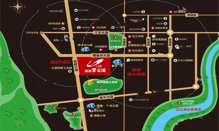 瑶都碧桂园交通图